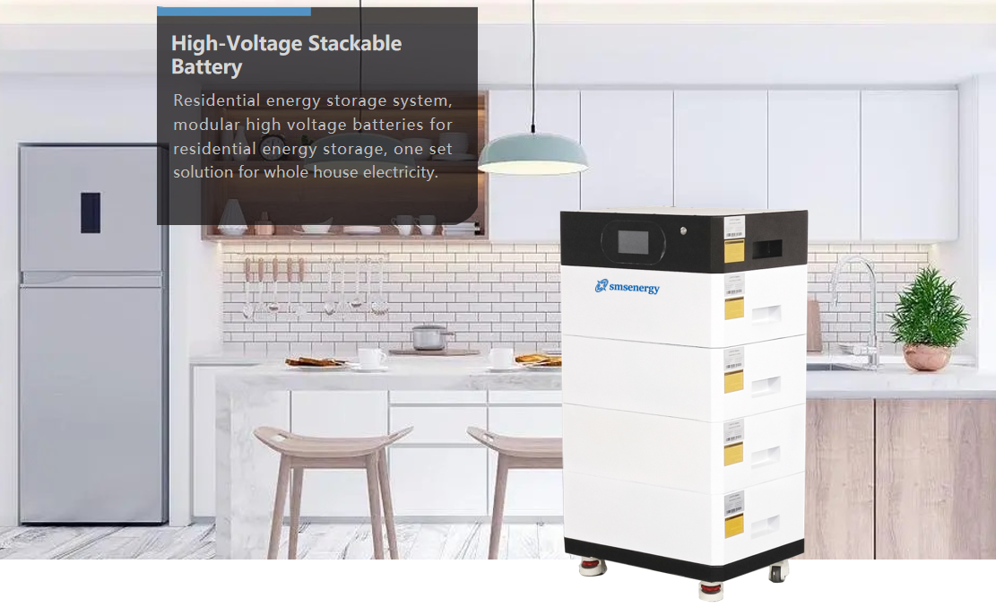 High-Voltage Stackable Battery