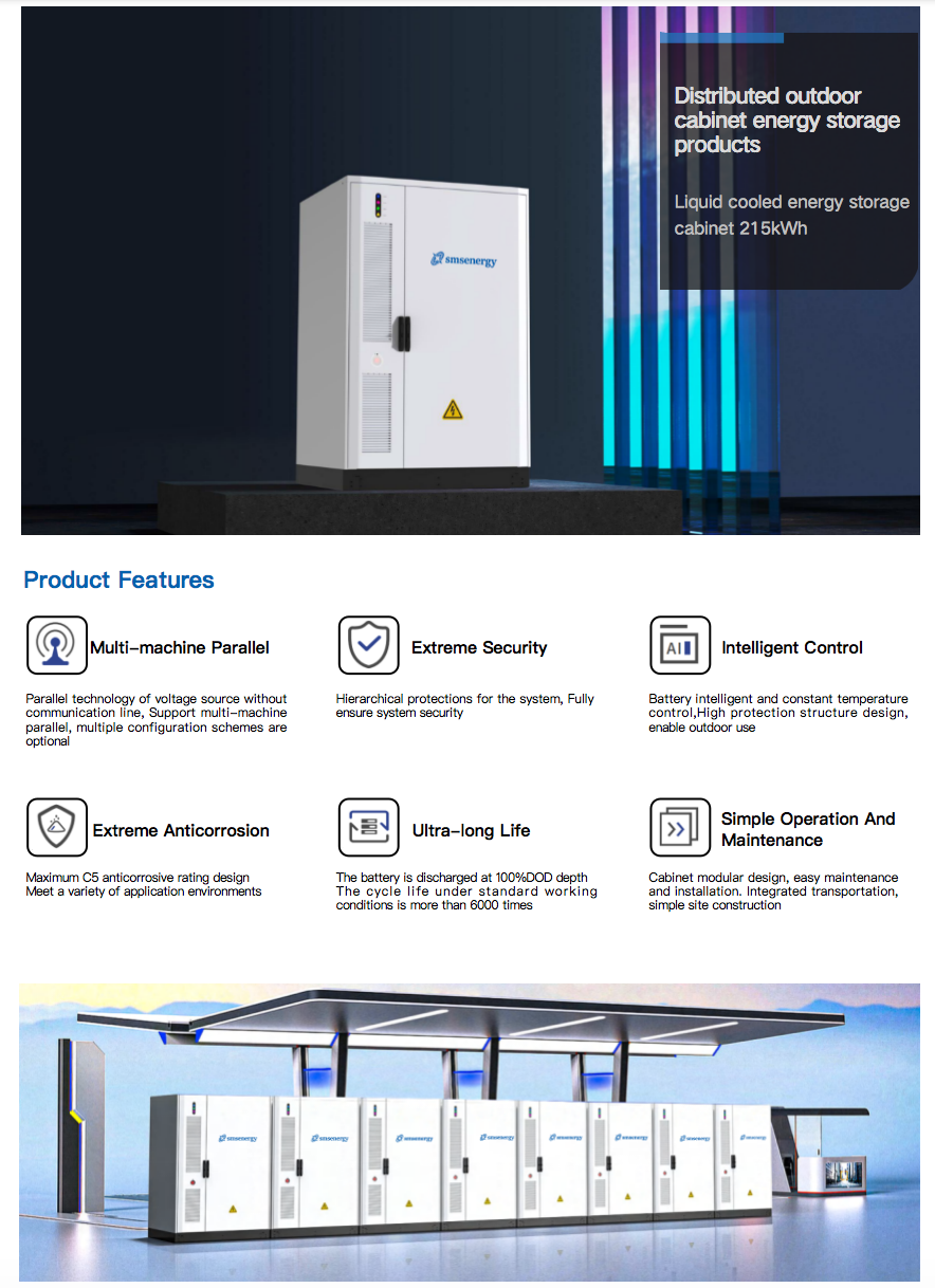 Distributed Outdoor Cabinet Energy Storage