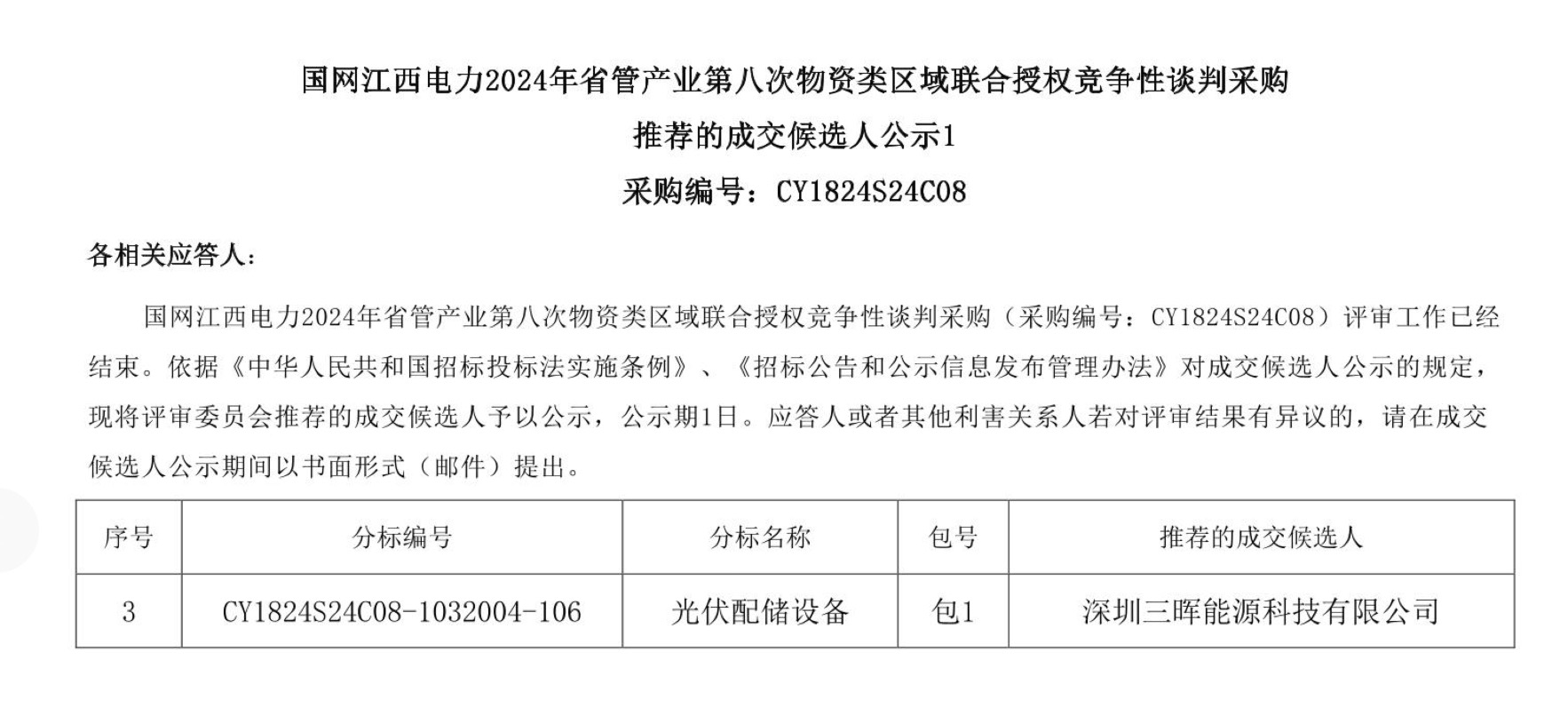 SMS Energy successfully obtained the energy storage project from the power grid company