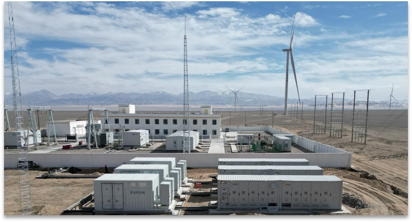 Shenneng Ruoqiang Qiman 100MW Wind Power Project with Storage Capacity of 10MW/20MWh