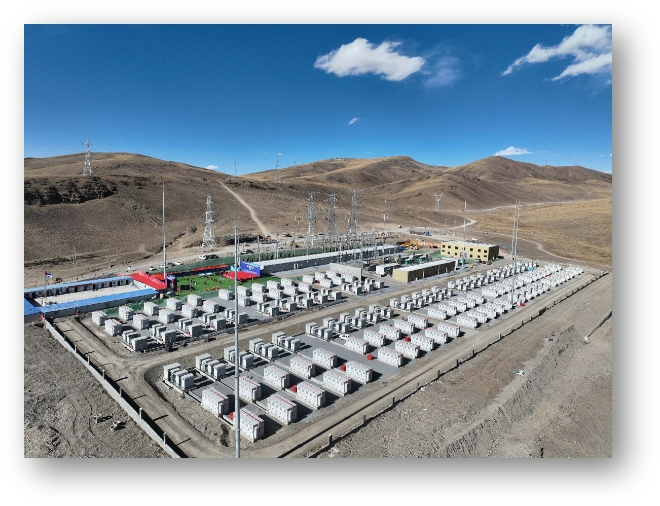 Dagapu 100MW/400MWh independent grid type energy storage power station in Sini District